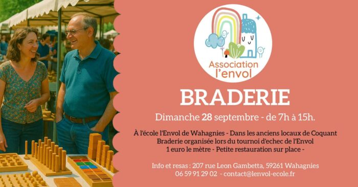Lire la suite à propos de l’article Braderie & Tournoi d’échecs à L’Envol
