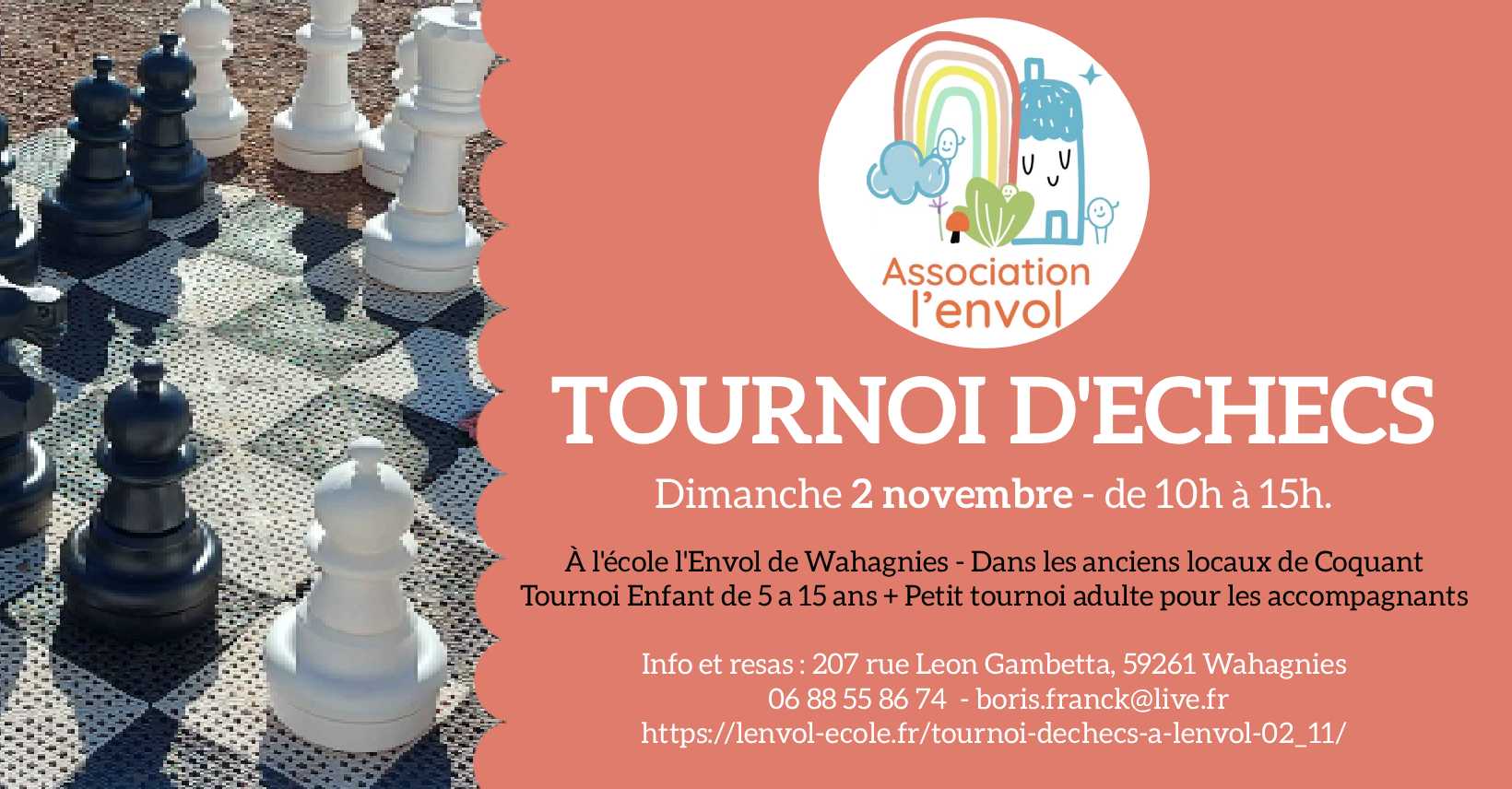 You are currently viewing Tournoi d’échecs à l’école L’Envol