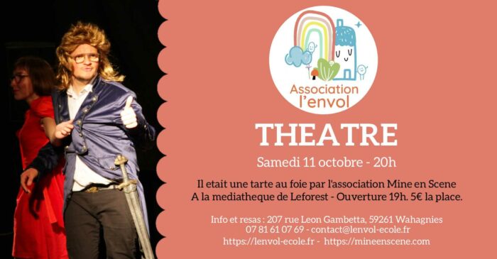 Lire la suite à propos de l’article Une soirée théâtrale solidaire à Leforest : Le Petit Chaperon… pas si rouge !