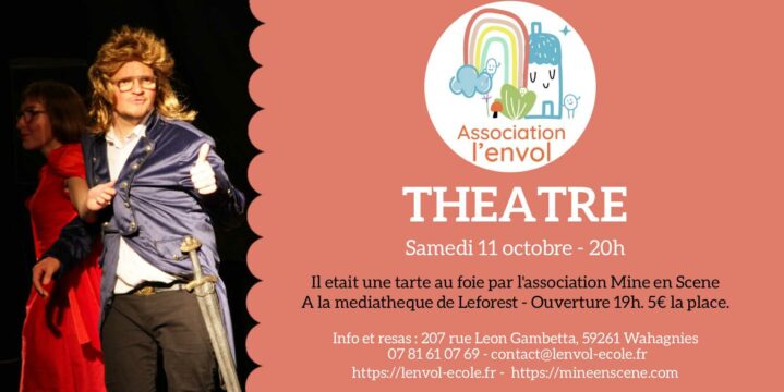 Une soirée théâtrale solidaire à Leforest : Le Petit Chaperon… pas si rouge !
