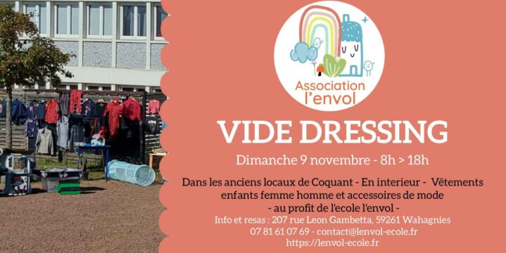 Vide-dressing : une journée solidaire à ne pas manquer