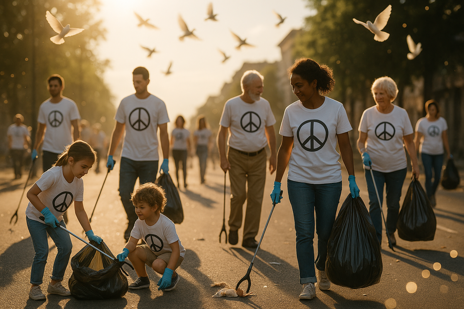 You are currently viewing Marche pour la paix & Cleanup Day