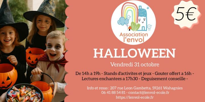 🎃 Halloween Party à l’école L’Envol 👻