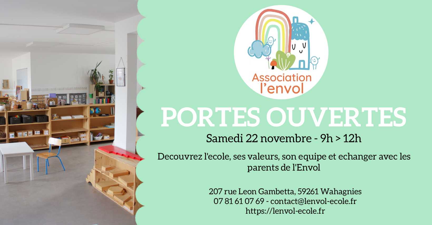 You are currently viewing Portes ouvertes de l’école l’Envol