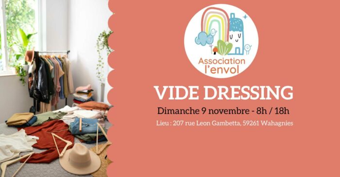 Lire la suite à propos de l’article 🌿 Vide-dressing à L’Envol – Dimanche 9 novembre